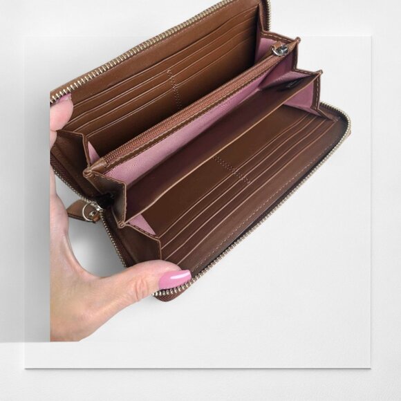 COACH Soho satchel, shoulder bag,Y2k brown and ivory with wallet set - Picture 10 of 13